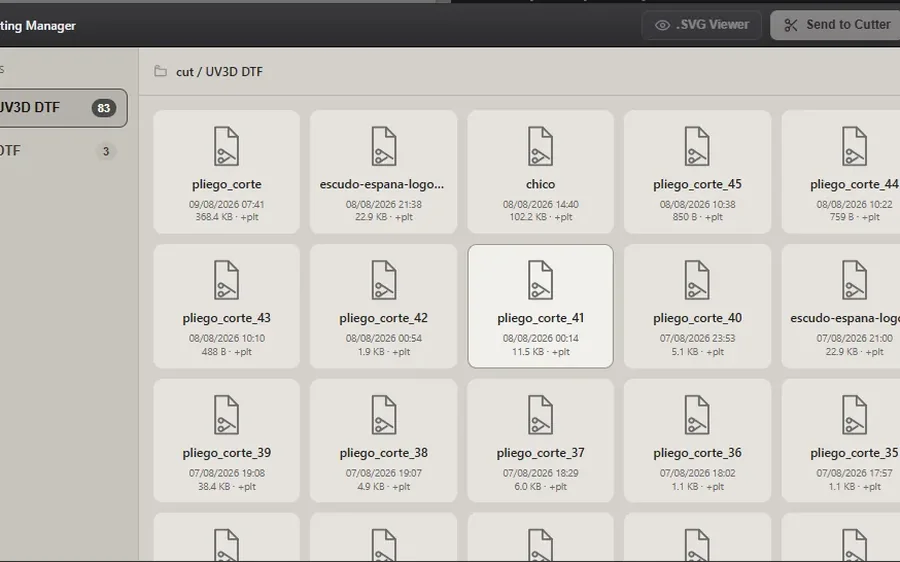 Cutting Manager de Sapiens CoreFlow RIP